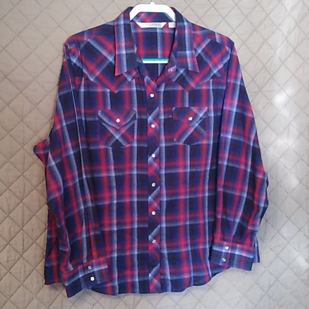 Cumberland Outfitters Women's Western Shirt XXL